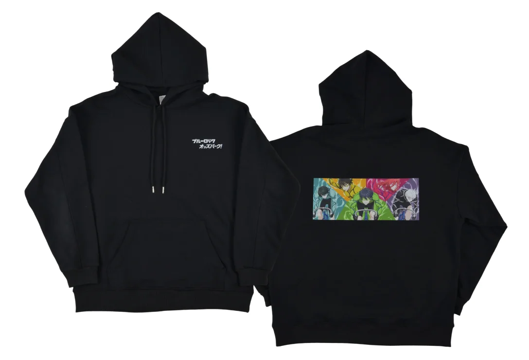 【ブルーロック】コラボ パーカー（黒）