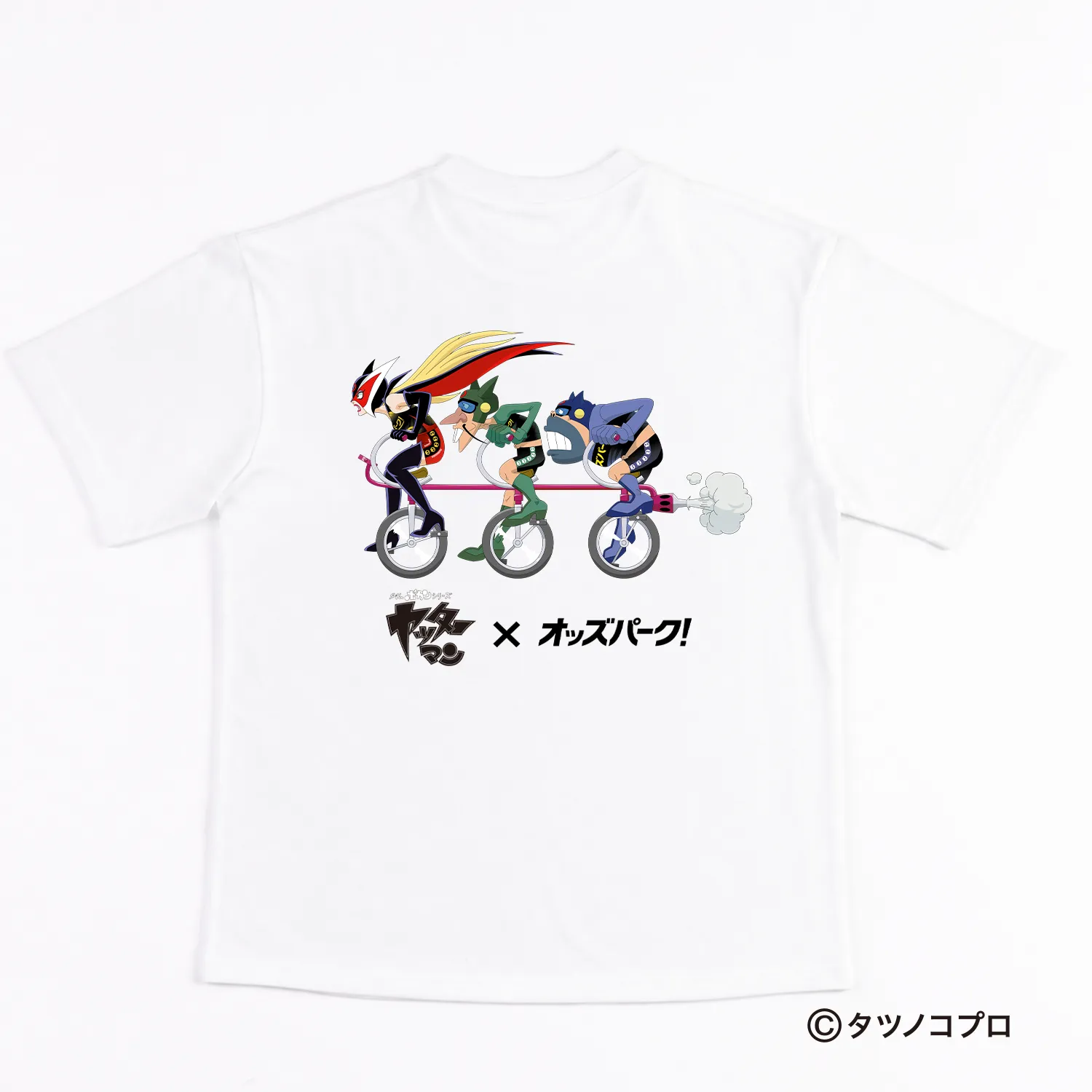【ヤッターマン】コラボTシャツ ドロンボーライン（白）