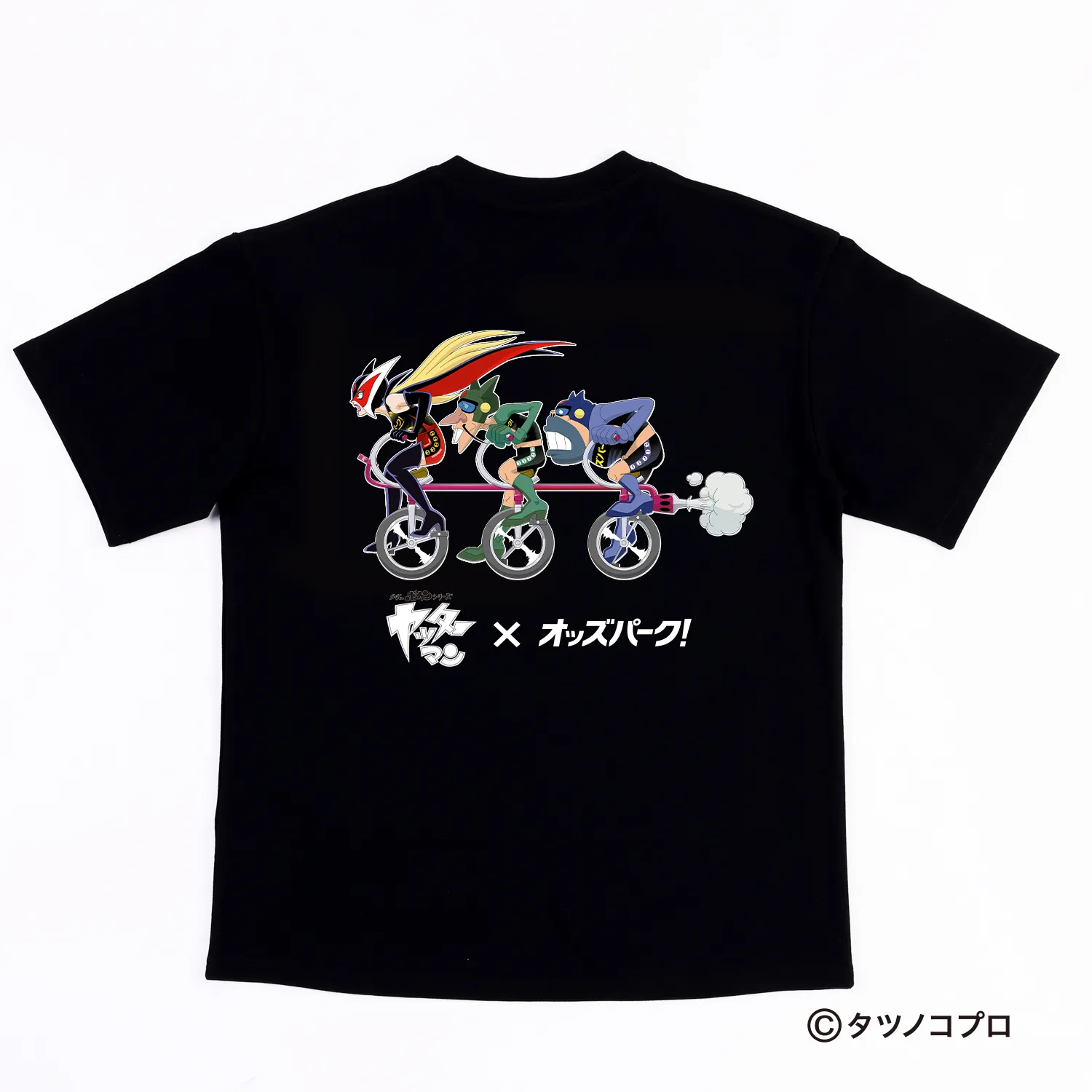 【ヤッターマン】コラボTシャツ ドロンボーライン（黒）