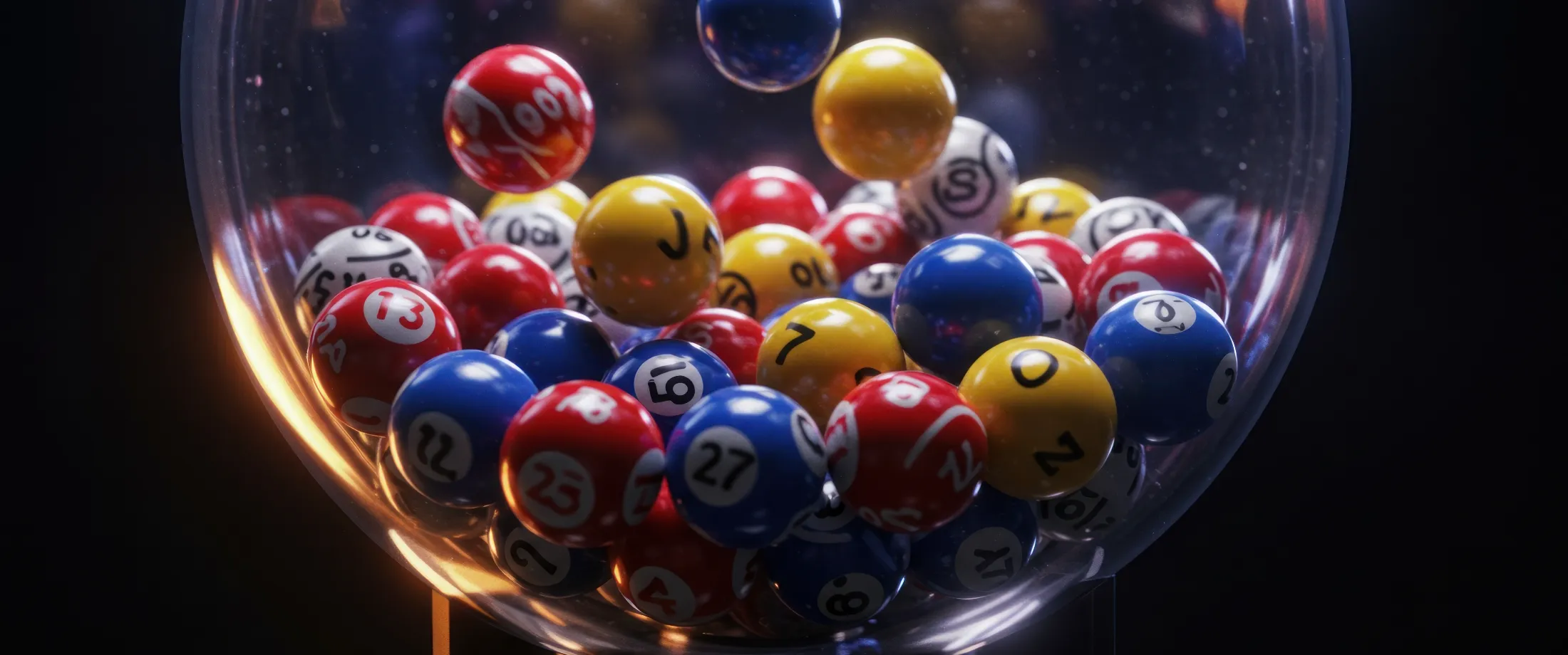 大量のガラポン