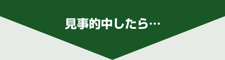 見事的中したら・・・